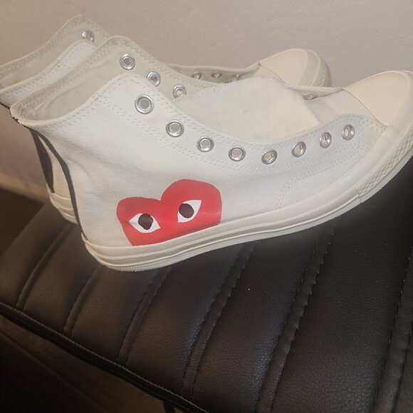 Converse x Comme des Garçons PLAY Chuck 70 - Men’s Size 9 - Picture 3 of 7